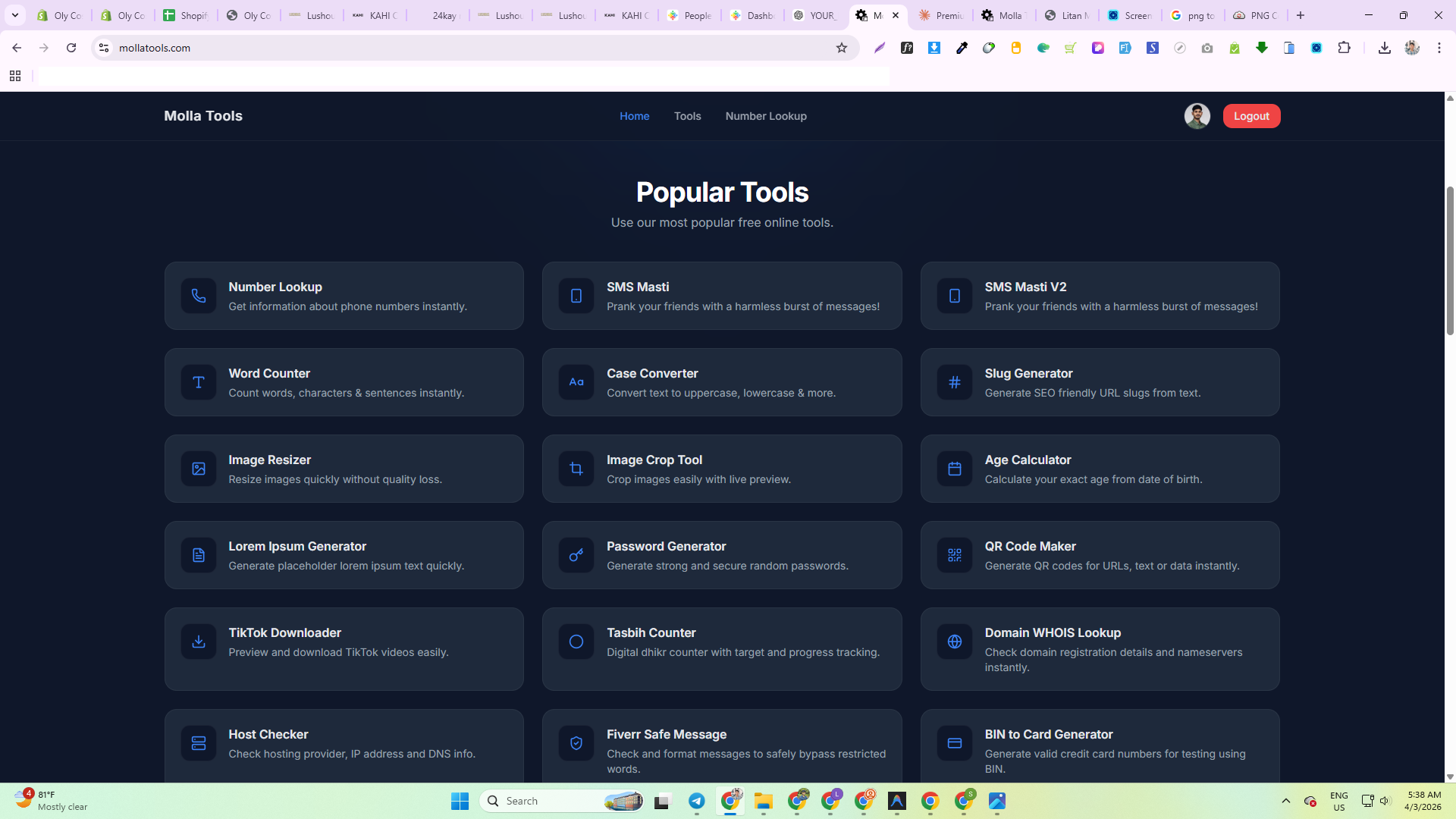 MollaTools BD Project